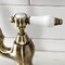 Kingston Brass Bridge Kitchen Faucet with Brass Sprayer, Antique Brass KS7753BPLBS - alternate 4